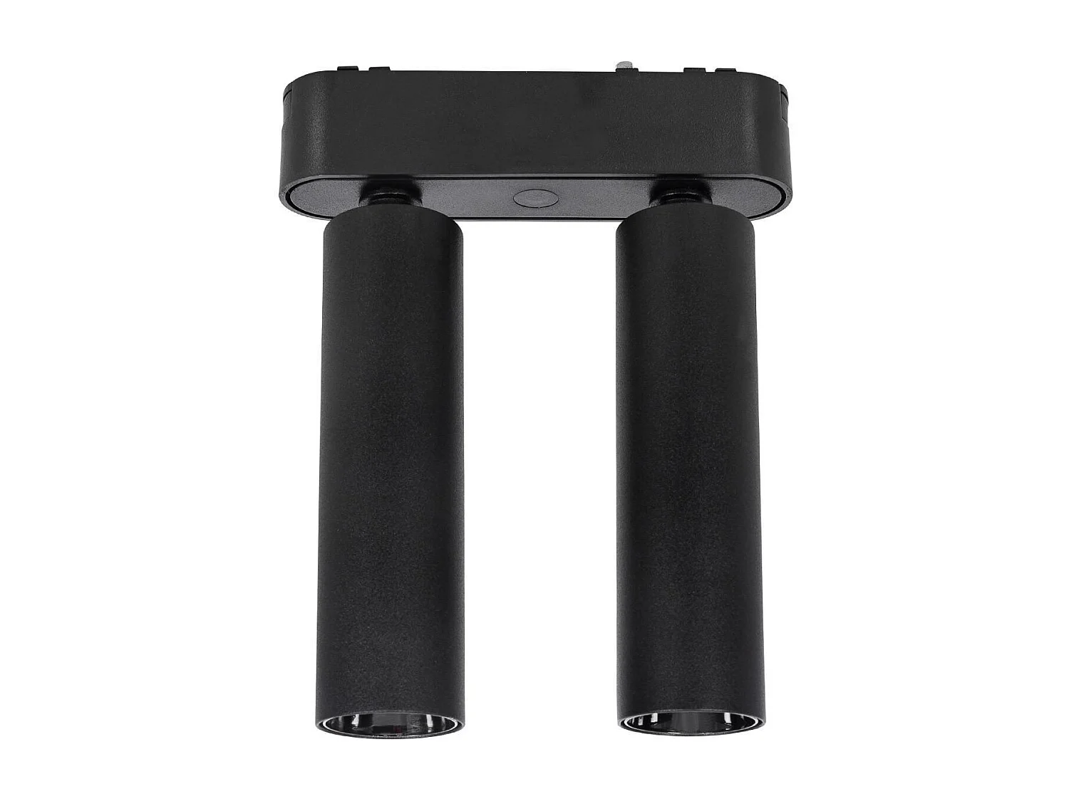 Spot LED sur Rail Magnétique 25mm Extra-Plat 14W Double 48V Noir 4000K Blanc neutre