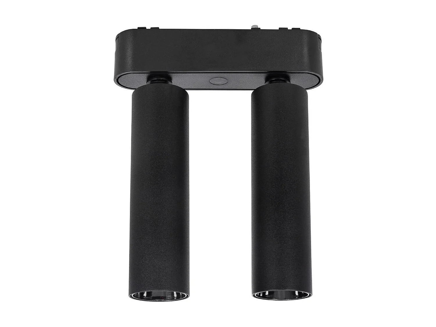 Spot LED sur Rail Magnétique 25mm Extra-Plat 14W Double 48V Noir 4000K Blanc neutre