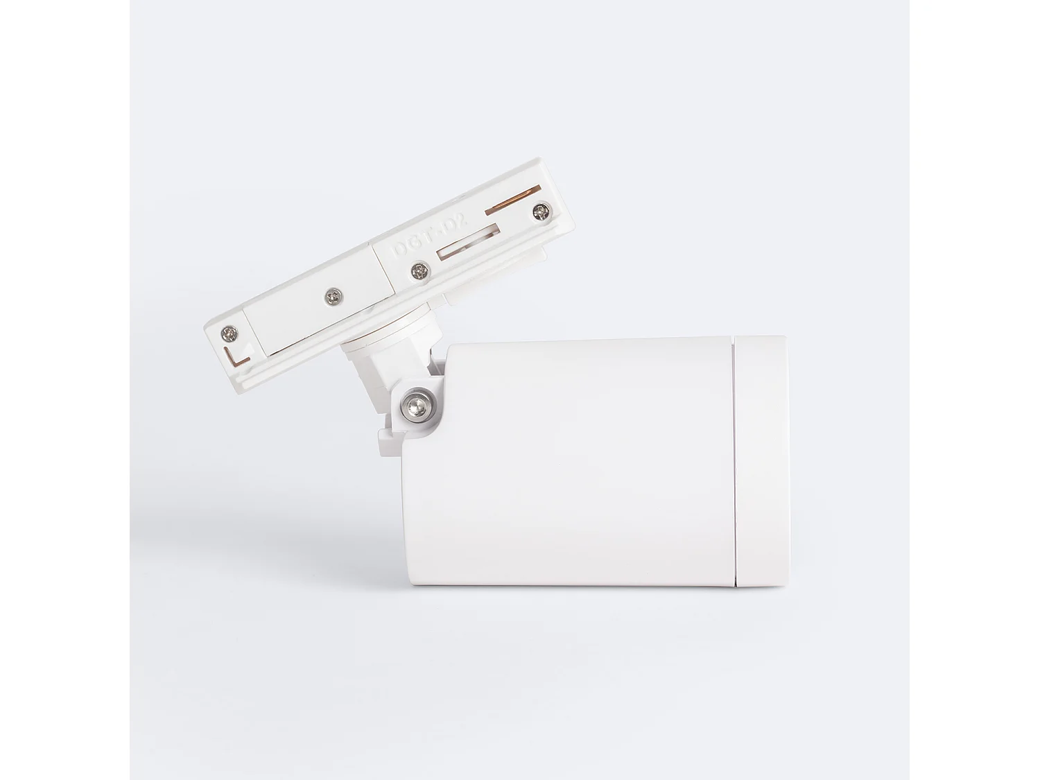 Spot à Douille sur Rail Monophasé Davos pour Ampoule GU10 Blanc
