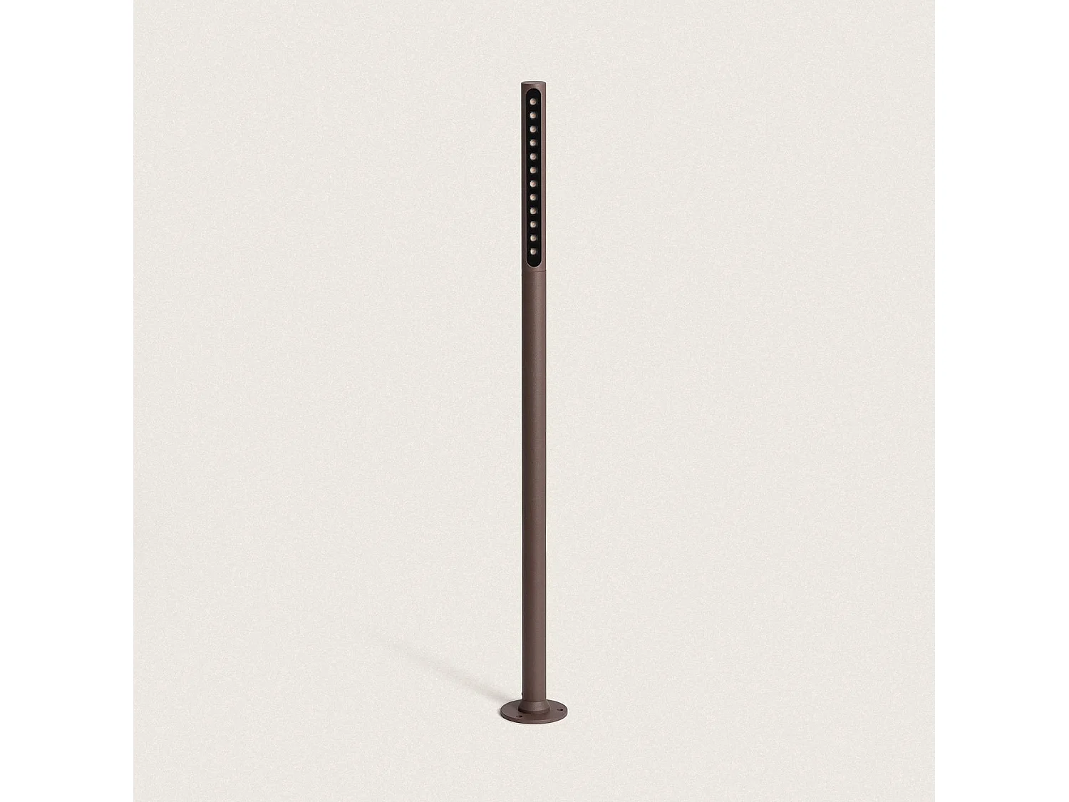 Balise Extérieure LED 9W sur Pied 80cm en Saillie Aidan  Rouille