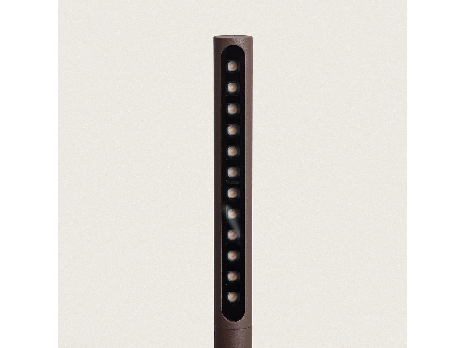 Balise Extérieure LED 9W sur Pied 80cm en Saillie Aidan  Rouille