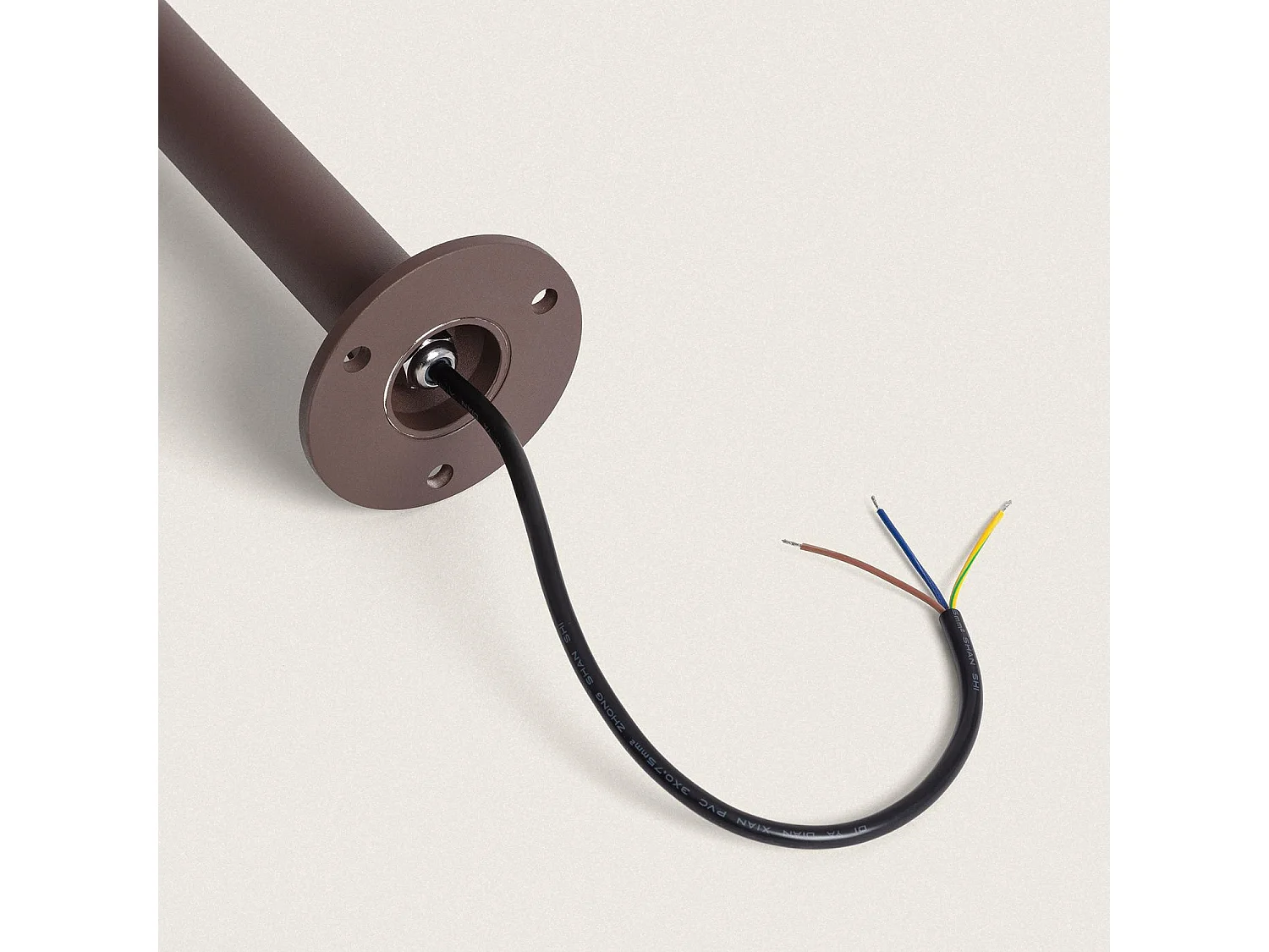 Balise Extérieure LED 9W sur Pied 80cm en Saillie Aidan  Rouille