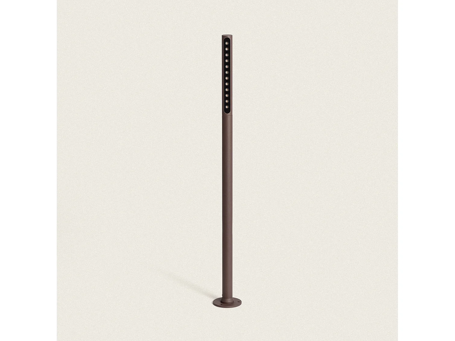 Balise Extérieure LED 9W sur Pied 80cm en Saillie Aidan  Rouille