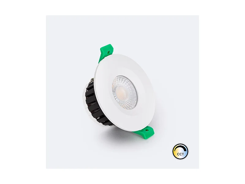 Foco Downlight LED 5-8W Ignífugo Circular Regulable IP65 Corte Ø 65 mm NF Seleccionable (Neutro-Frío)