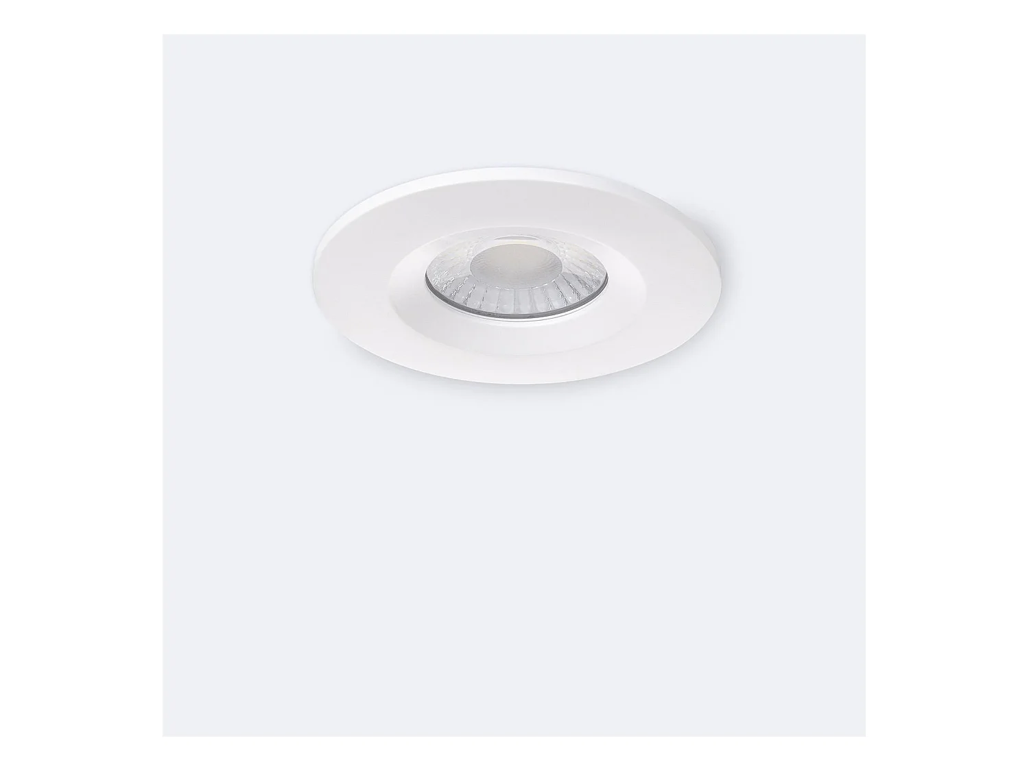 Foco Downlight LED 5-8W Ignífugo Circular Regulable IP65 Corte Ø 65 mm NF Seleccionable (Neutro-Frío)