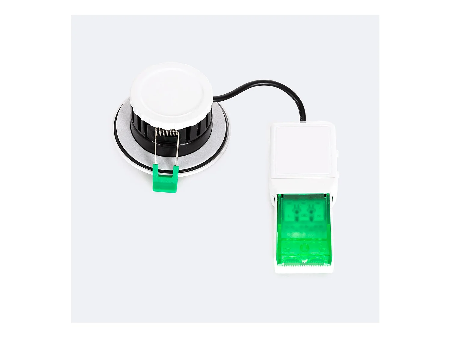 Foco Downlight LED 5-8W Ignífugo Circular Regulable IP65 Corte Ø 65 mm NF Seleccionable (Neutro-Frío)