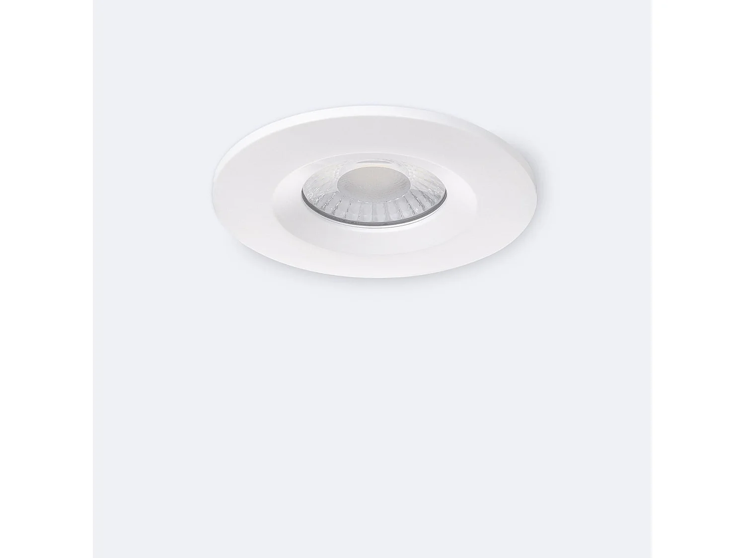 Spot Downlight Ignifuge LED 5-8W Rond Dimmable IP65 Coupe Ø 65 mm NF Sélectionnable (Neutre-Froid)