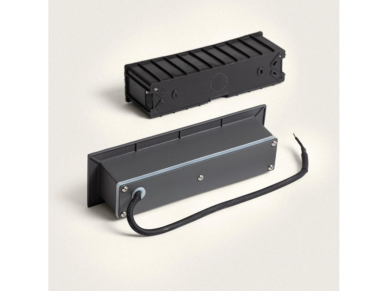 Balise Murale Extérieure LED 3W Encastrable Anthracite Path Anthracite