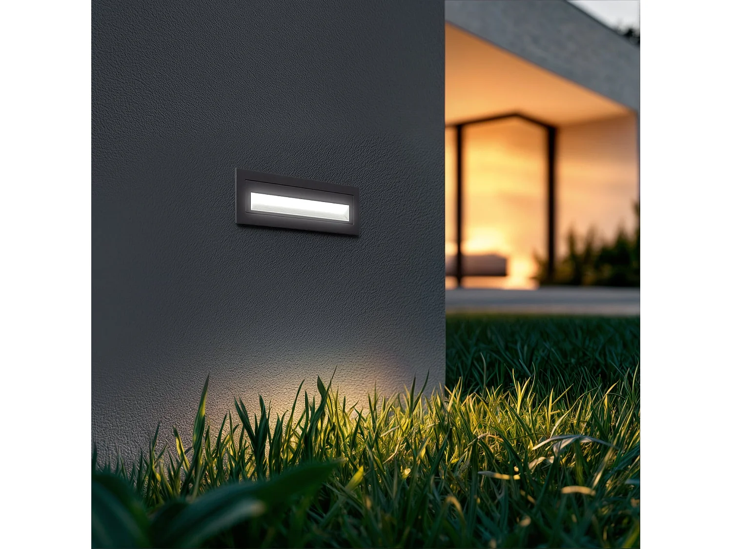 Balise Extérieure LED 3W Encastrable Murale Aluminium Anthracite Path Anthracite