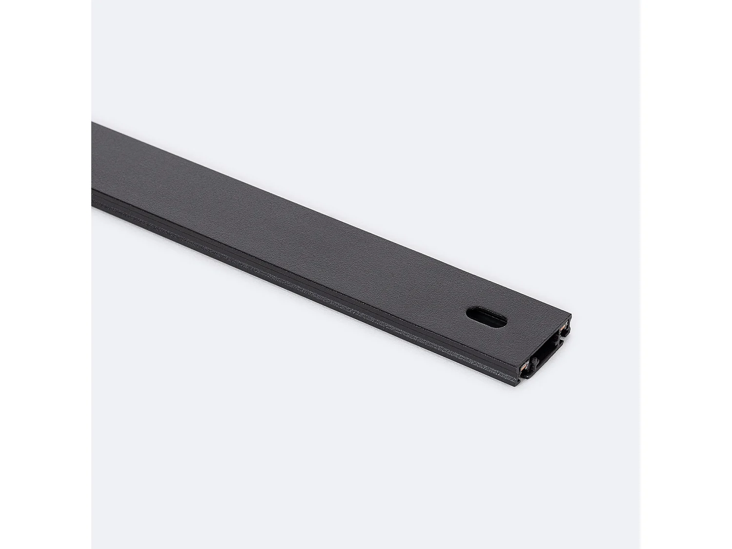 Rail Magnétique 25mm SuperSlim en Saillie 48V 2m Noir / Noir