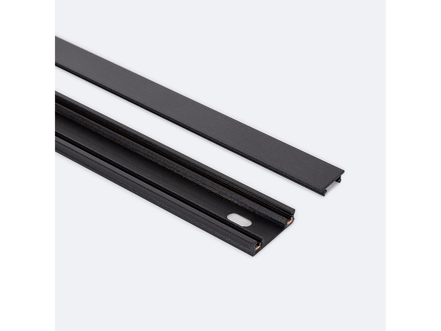 Rail Magnétique 25mm SuperSlim en Saillie 48V 2m Noir / Noir