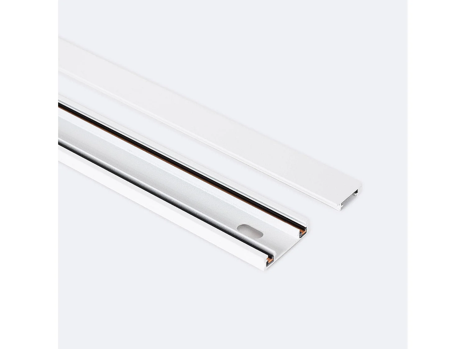 Rail Magnétique 25mm SuperSlim en Saillie 48V 2m Noir / Noir