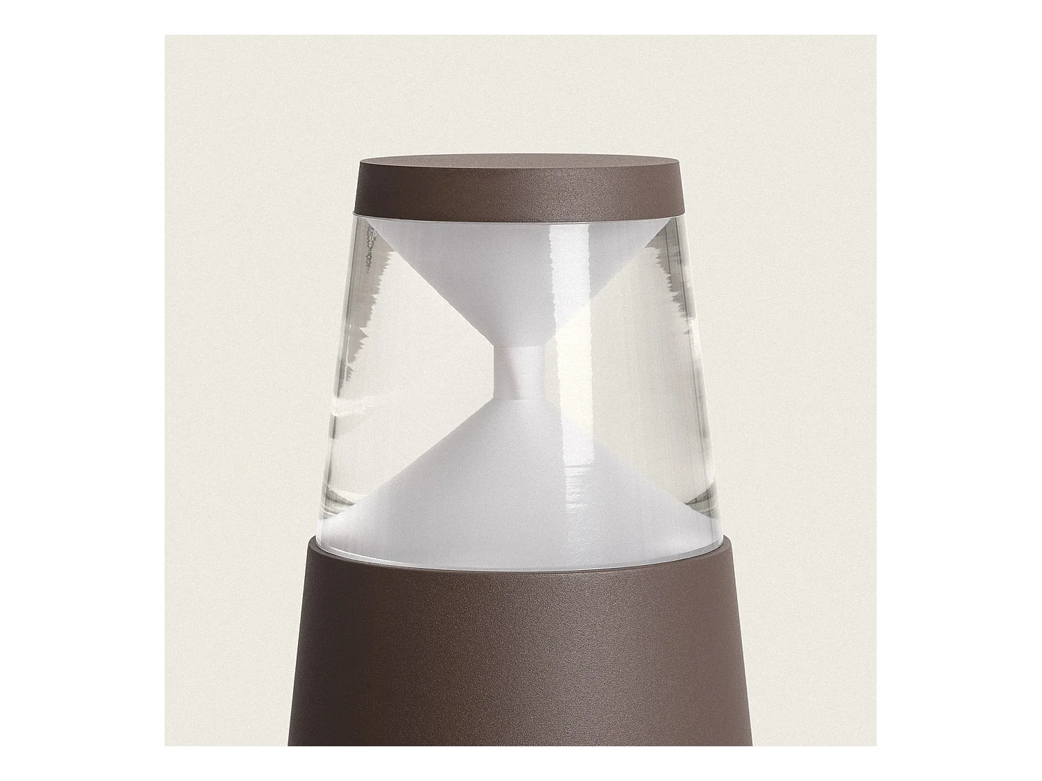 Balise Extérieure LED 9W sur Pied 30 cm en Saillie Danko Rouille