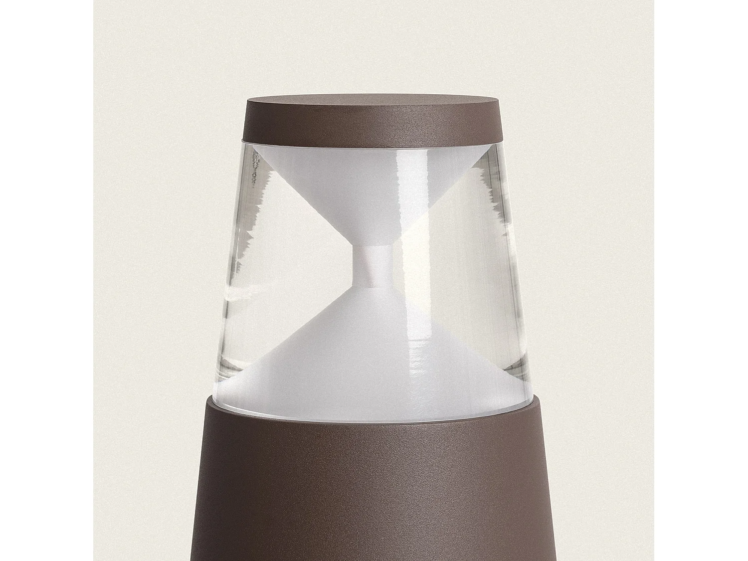 Balise Extérieure LED 9W sur Pied 30 cm en Saillie Danko Rouille