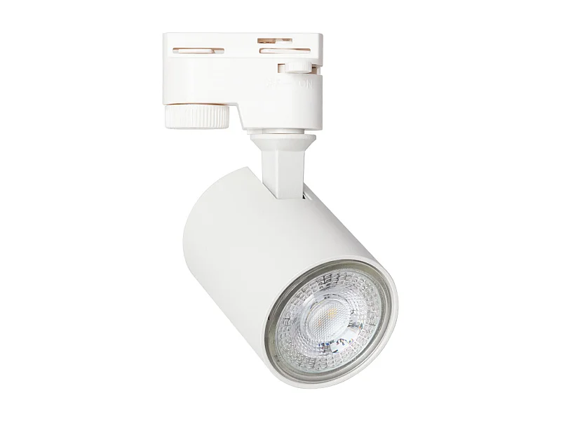 Spot à Douille sur Rail Monophasé Riuk pour Ampoule GU10 Noir