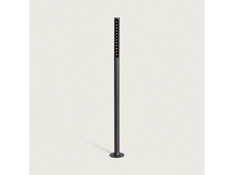 Baliza Exterior LED 8W Superficie Pie 80cm Aidan Antracita