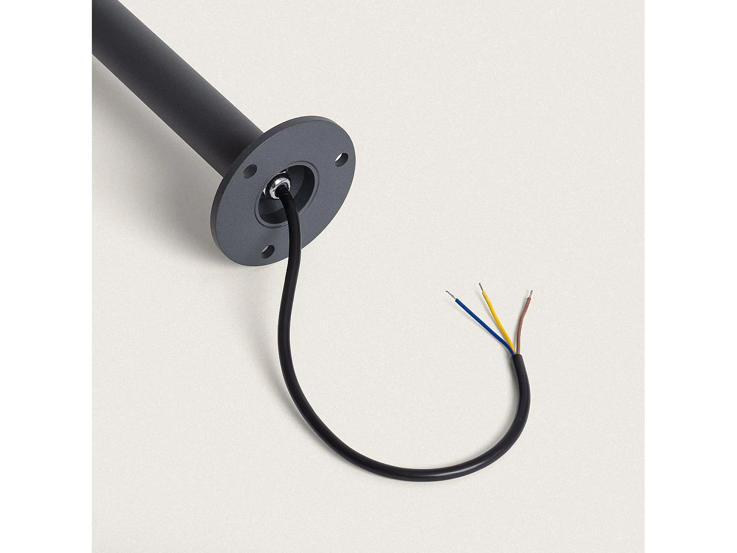 Balise Extérieure LED 9W sur Pied 80cm en Saillie Aidan  Anthracite