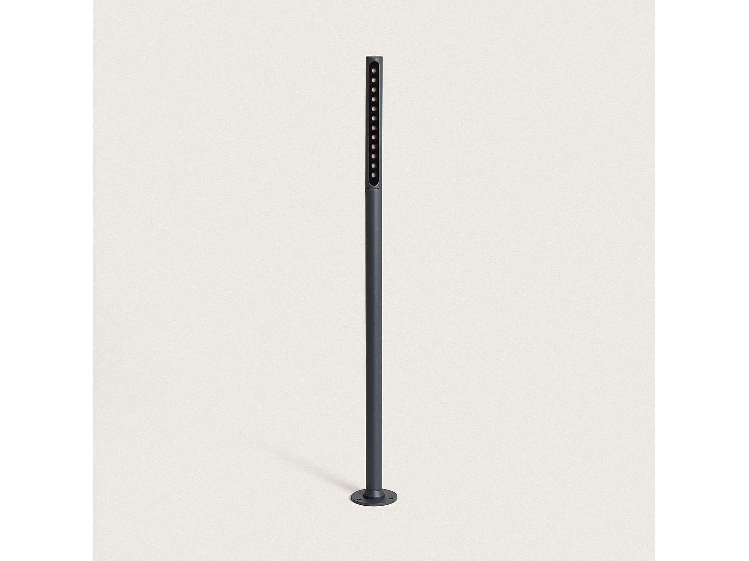 Baliza Exterior LED 8W Superficie Pie 80cm Aidan Antracita