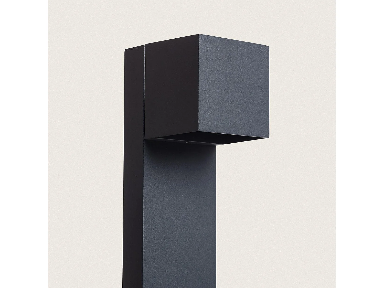 Baliza Exterior LED 10W Superficie Pie 80cm Aluminio Denny L Antracita