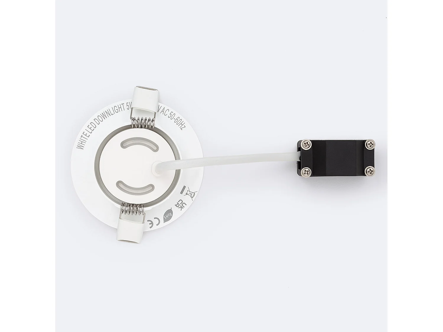Spot Downlight LED 5W Orientable Rond Coupe Ø 68 mm 3000K Blanc chaud
