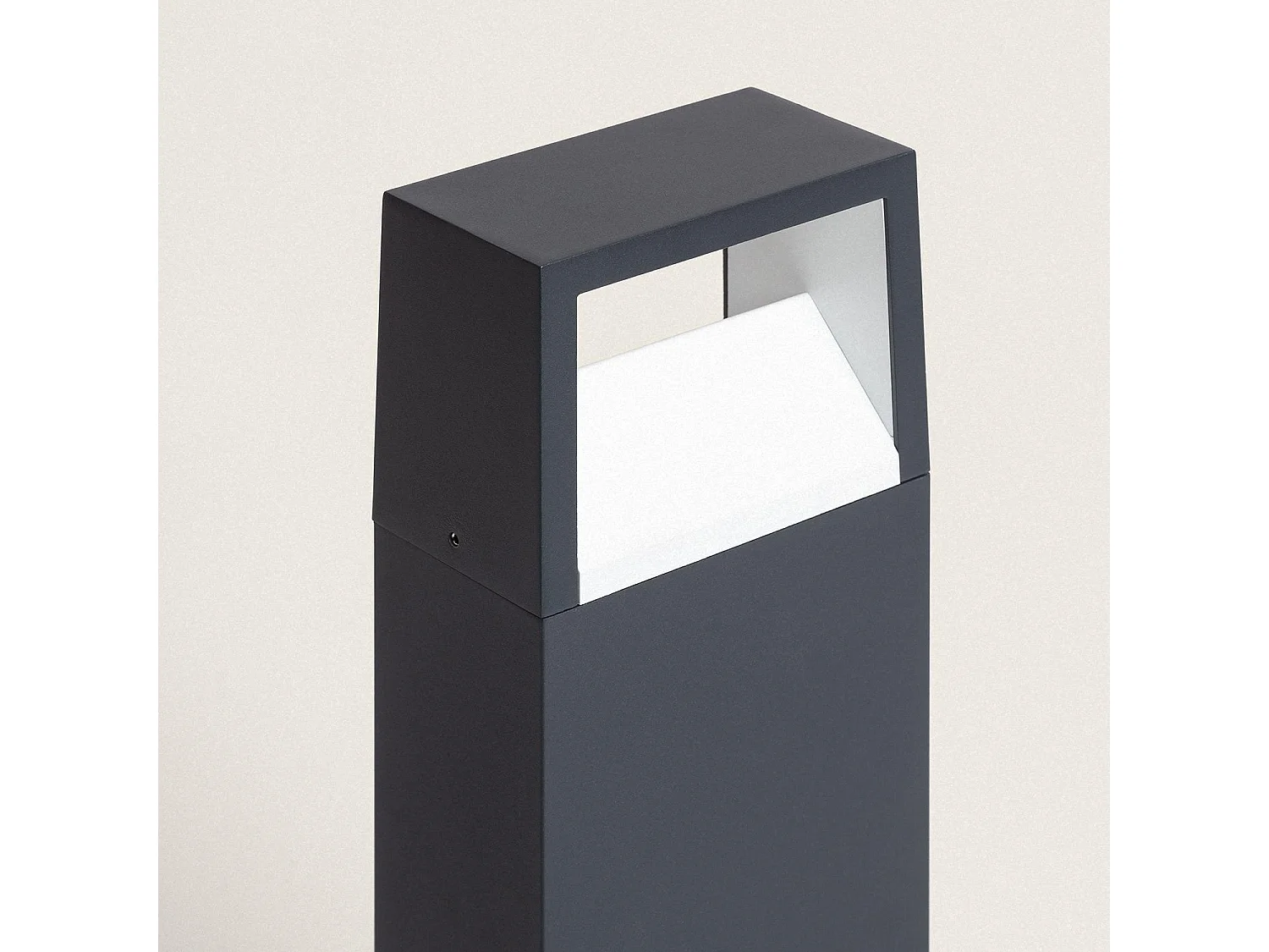 Baliza Exterior LED 9W Superficie Pie 50cm Aluminio Sheffield Antracita