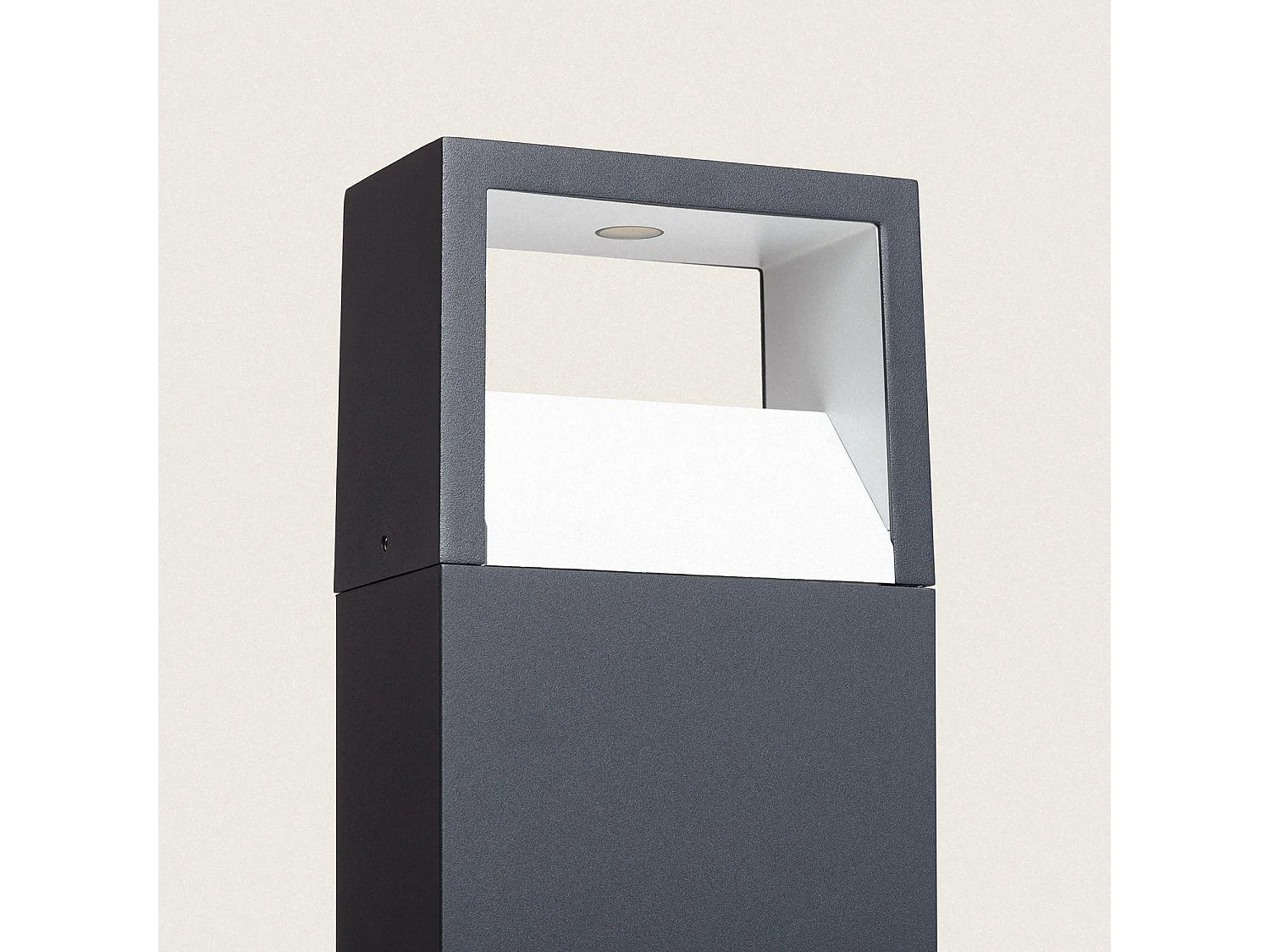 Baliza Exterior LED 9W Superficie Pie 50cm Aluminio Sheffield Antracita