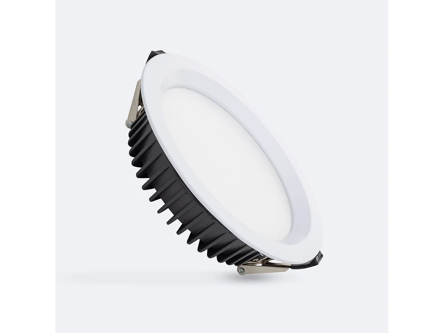 Downlight LED 40W Circular AERO 130 lm/W Microprismático CCT Seleccionable Corte Ø 200 mm 3000K - 4000K - 6000K Seleccionable (Cálido-Neutro-Frío)