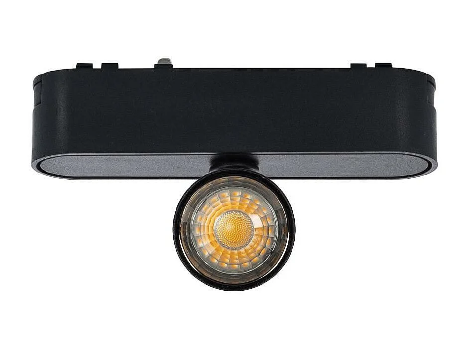 Spot LED sur Rail Magnétique 25mm Extra-Plat 7W 48V Noir 4000K Blanc neutre