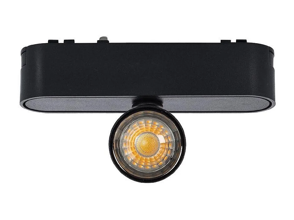 Spot LED sur Rail Magnétique 25mm Extra-Plat 7W 48V Noir 4000K Blanc neutre