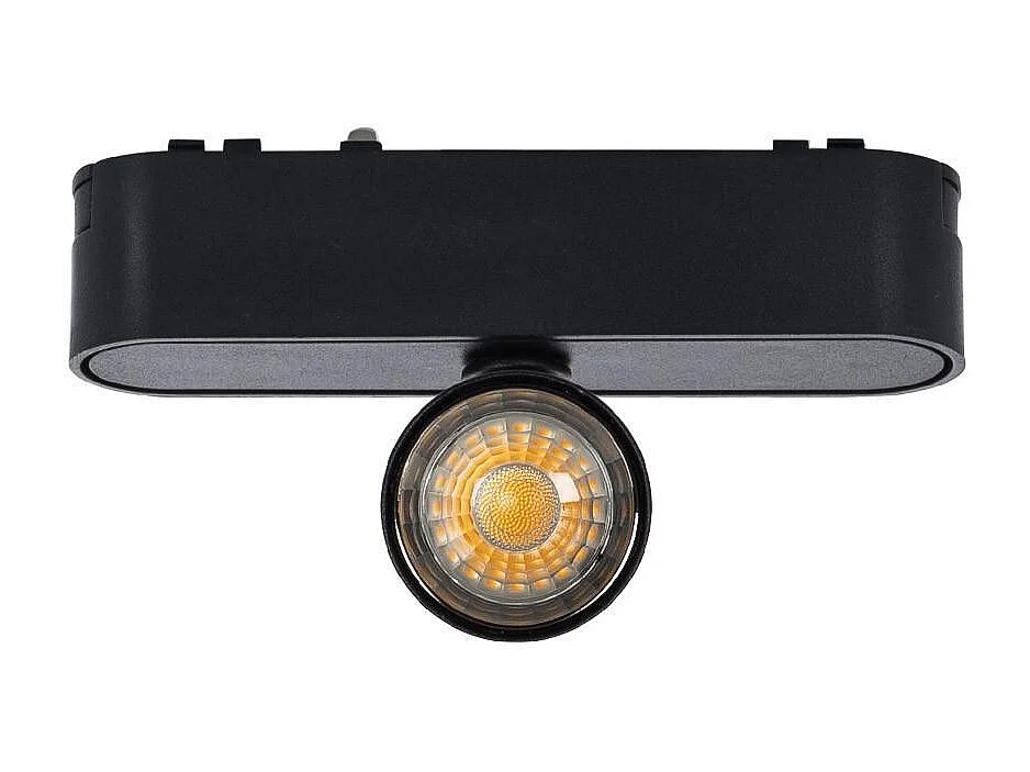 Spot LED sur Rail Magnétique 25mm Extra-Plat 7W 48V Noir 4000K Blanc neutre