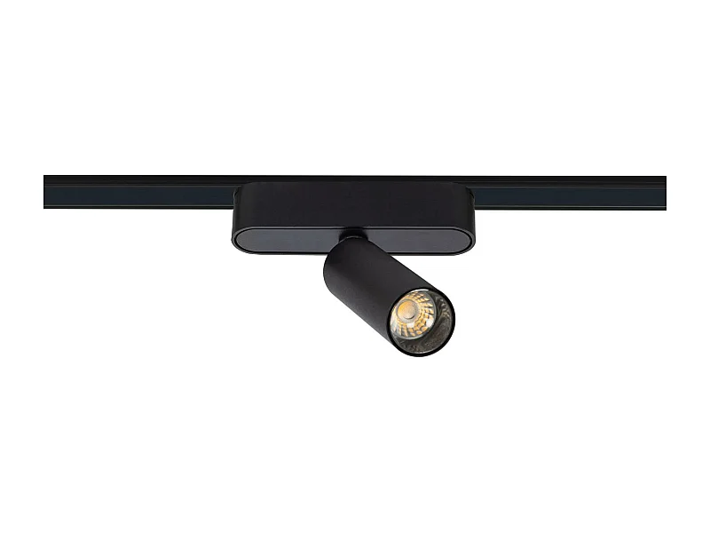 Spot LED sur Rail Magnétique 25mm Extra-Plat 7W 48V Noir 4000K Blanc neutre