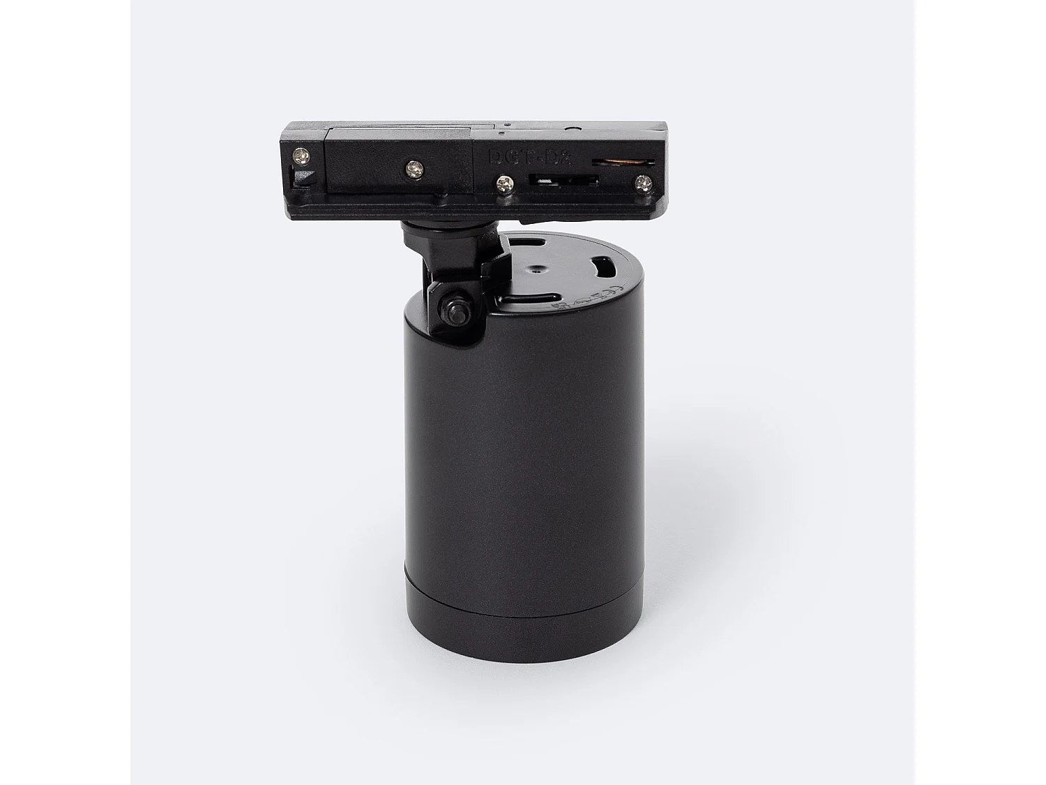 Spot à Douille sur Rail Monophasé Davos pour Ampoule GU10 Noir