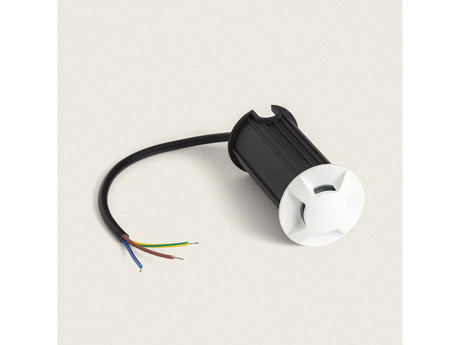 Baliza Exterior LED 1W Empotrable Suelo Letso 4L Blanco 2700K Blanco Cálido