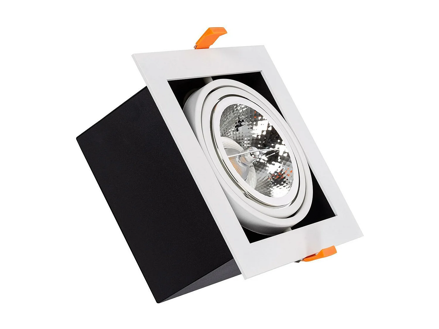 Spot Downlight LED 15W Kardan AR111 Coupe 165x165 mm 3000K Blanc chaud