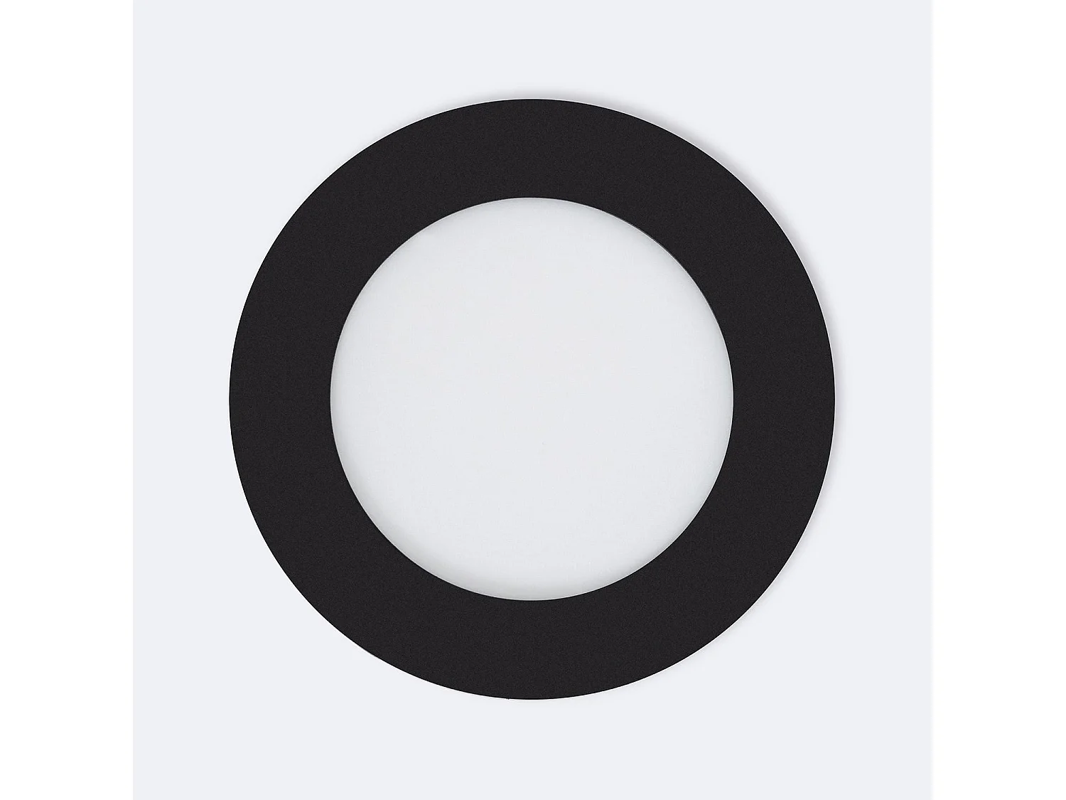 Downlight LED 6W Circolare Nero Ø 105 mm 2700K Bianco Caldo