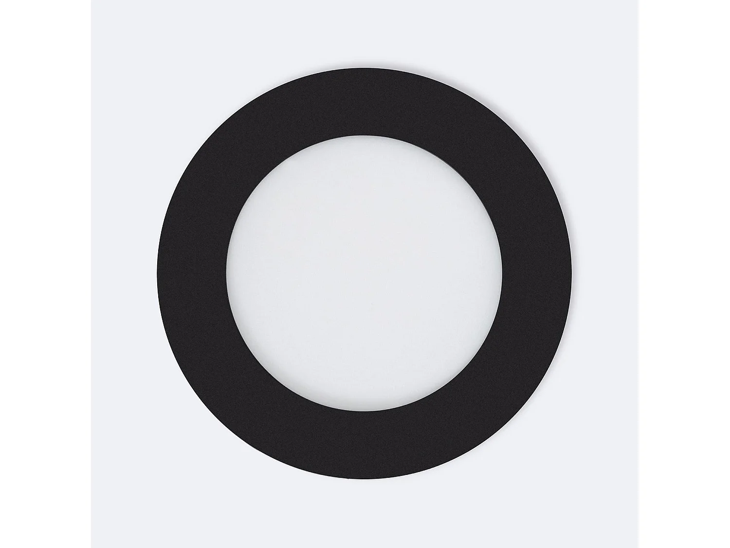 Downlight LED 6W Circolare Nero Ø 105 mm 2700K Bianco Caldo