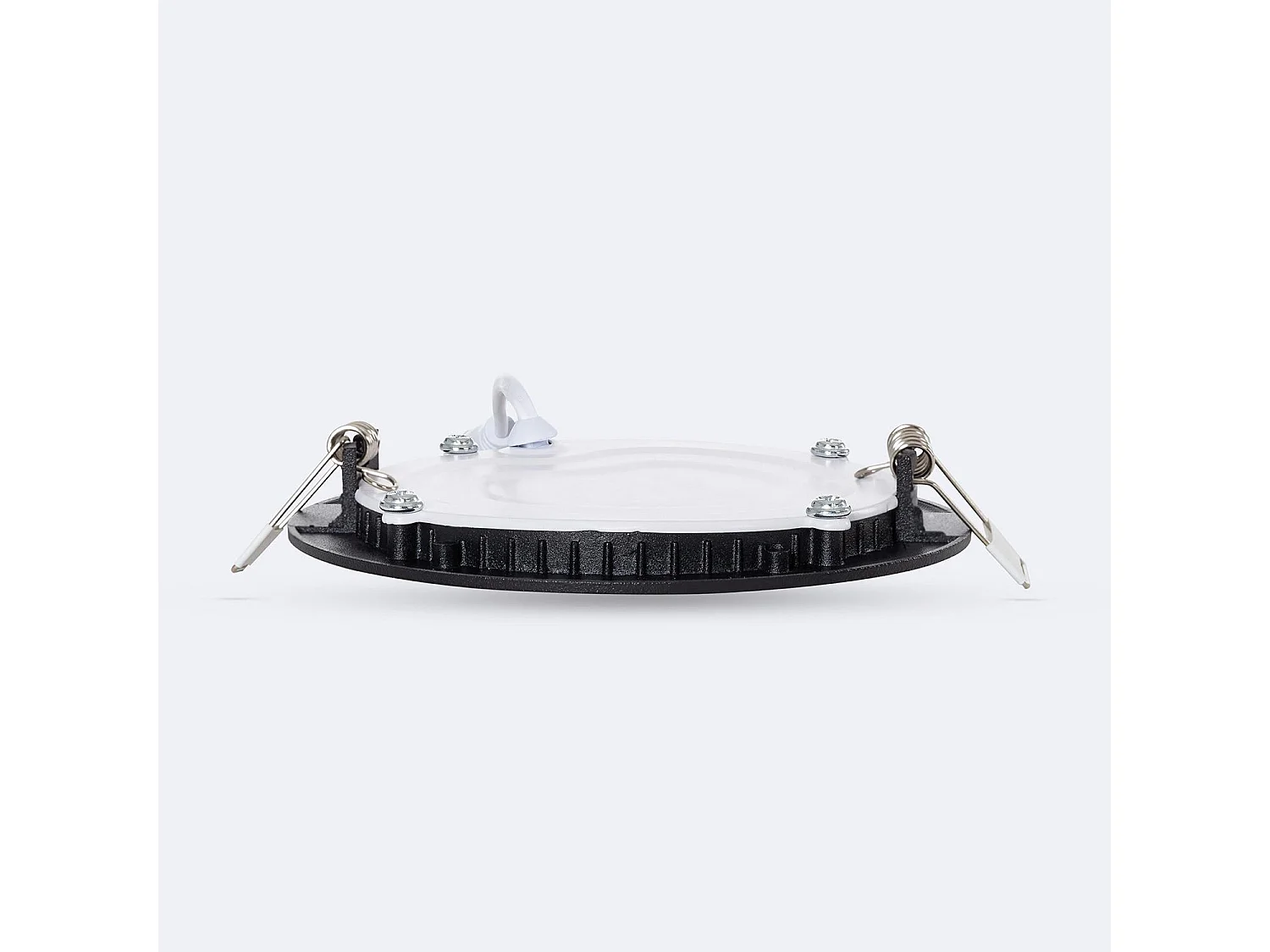 Downlight LED 6W Circolare Nero Ø 105 mm 2700K Bianco Caldo