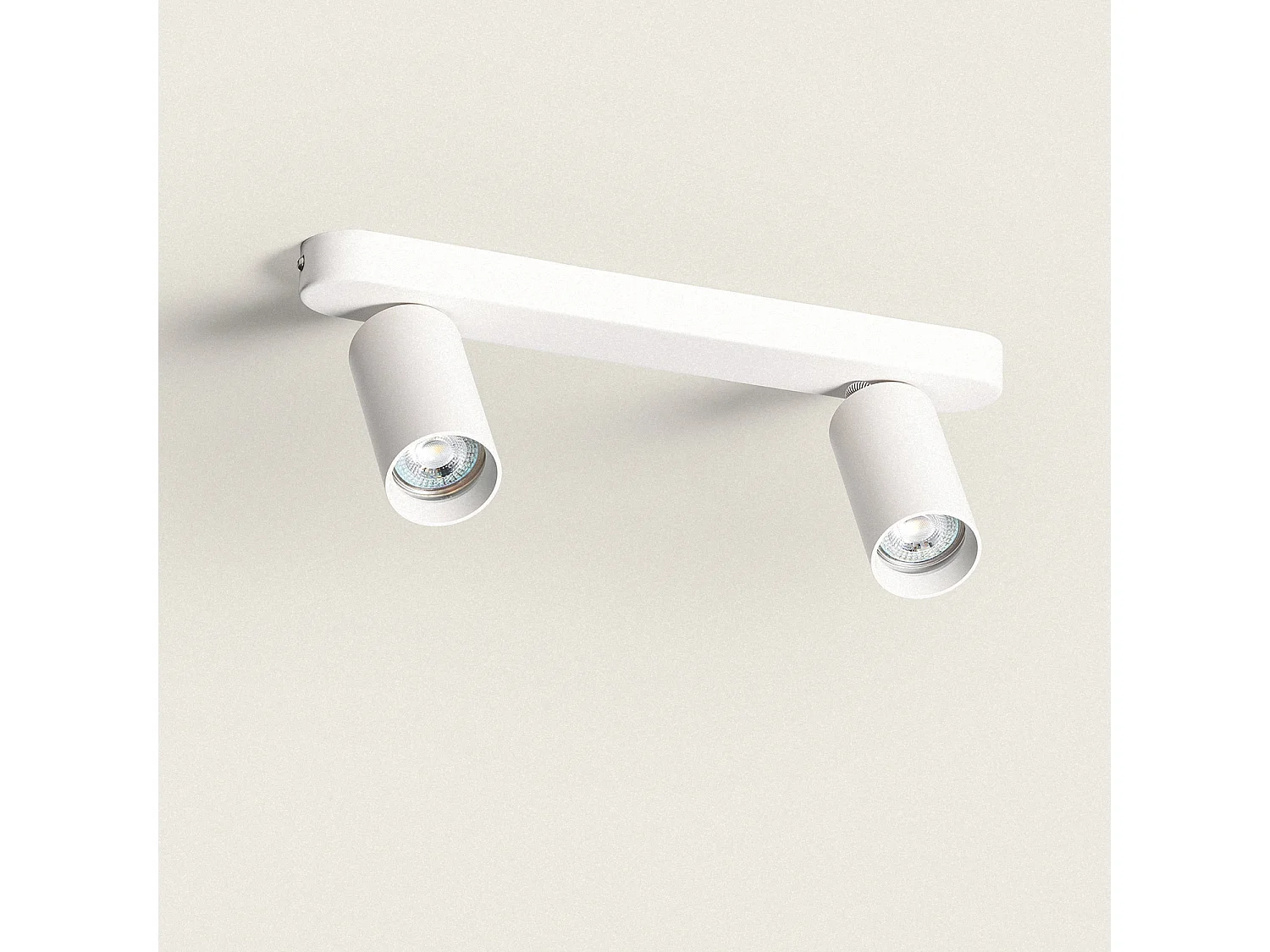 Plafonnier Orientable Emir 2 Spots Blanc