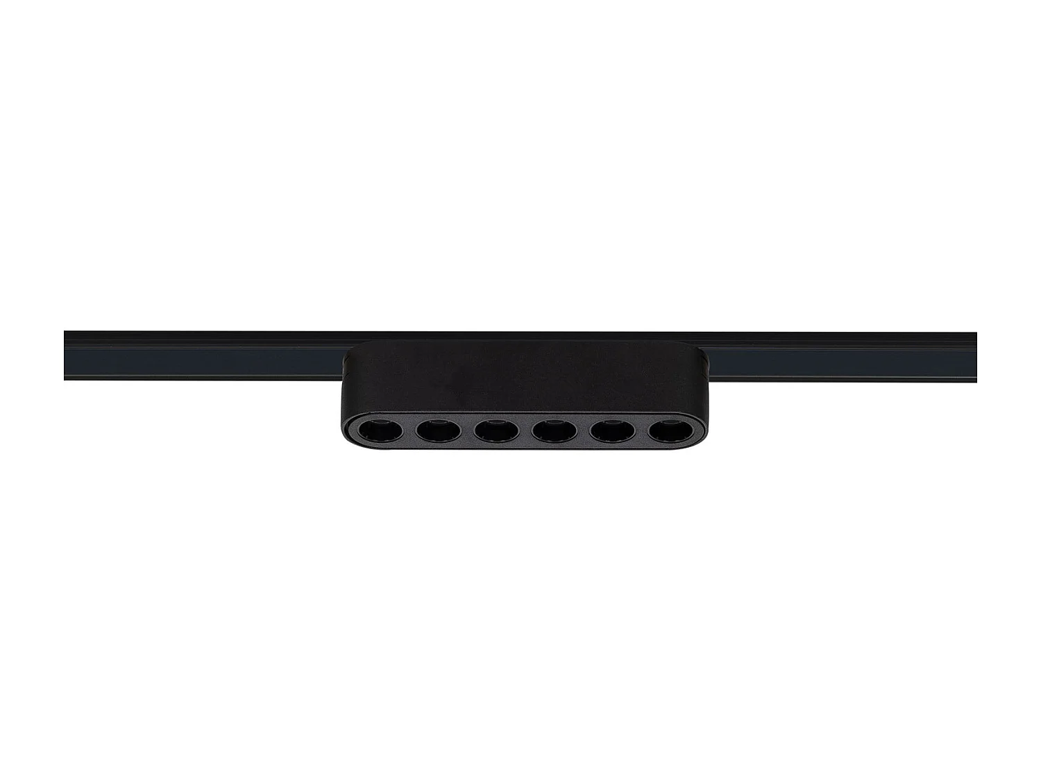 Spot Linéaire LED sur Rail Magnétique 25mm Extra-Plat 6W 48V Noir Optic 120mm 2700K Blanc chaud