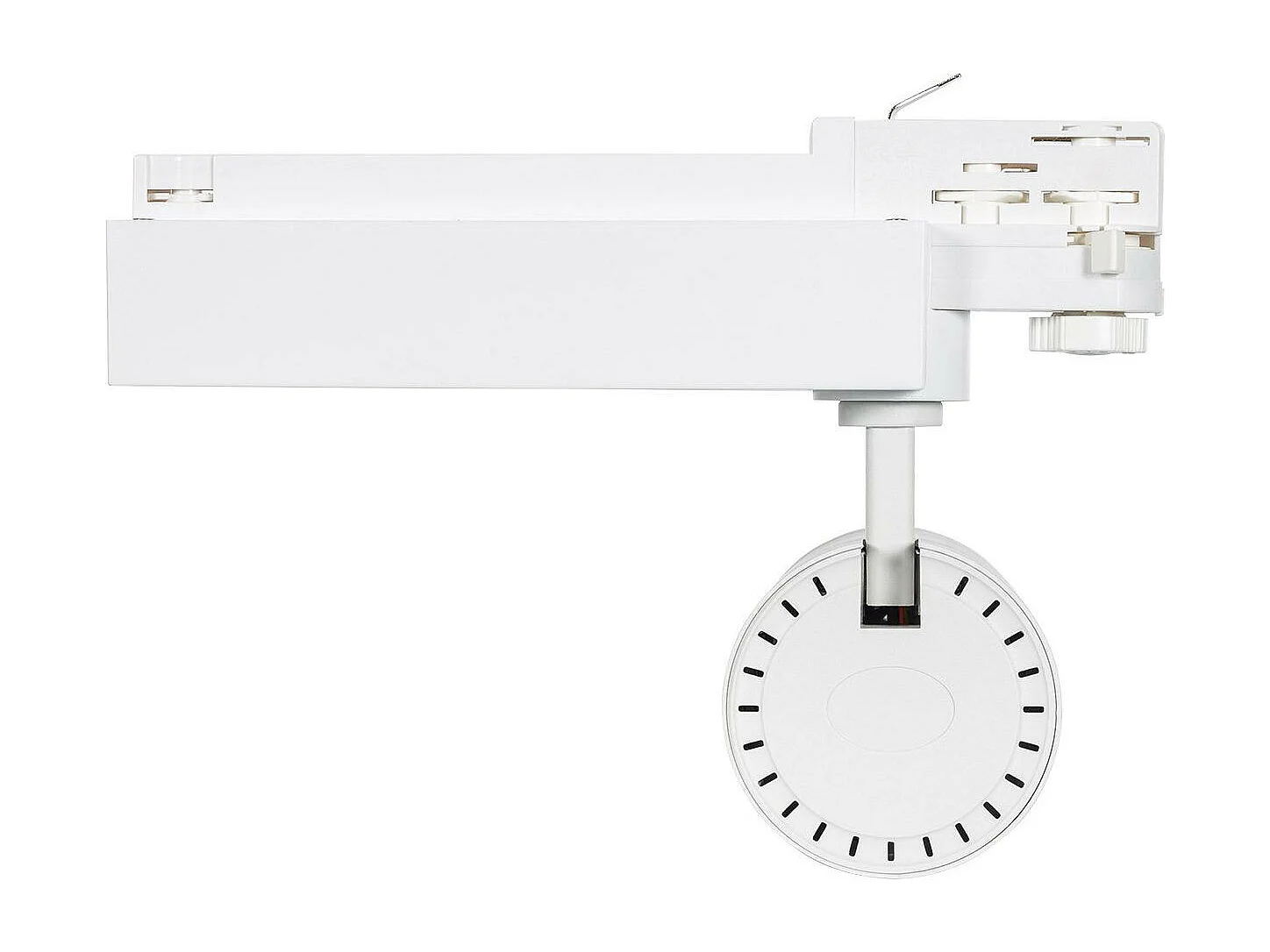 Spot LED sur Rail Triphasé 30W Dimmable Wolf Multiangle 15-60º Blanc 3000K Blanc chaud