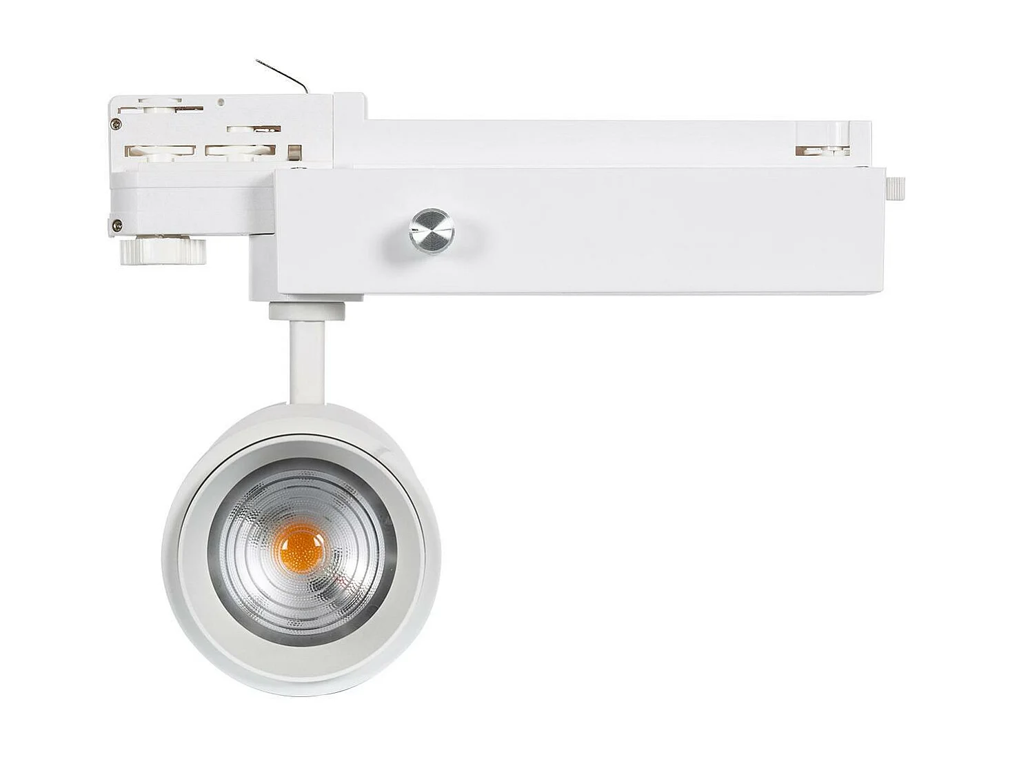 Spot LED sur Rail Triphasé 30W Dimmable Wolf Multiangle 15-60º Blanc 3000K Blanc chaud
