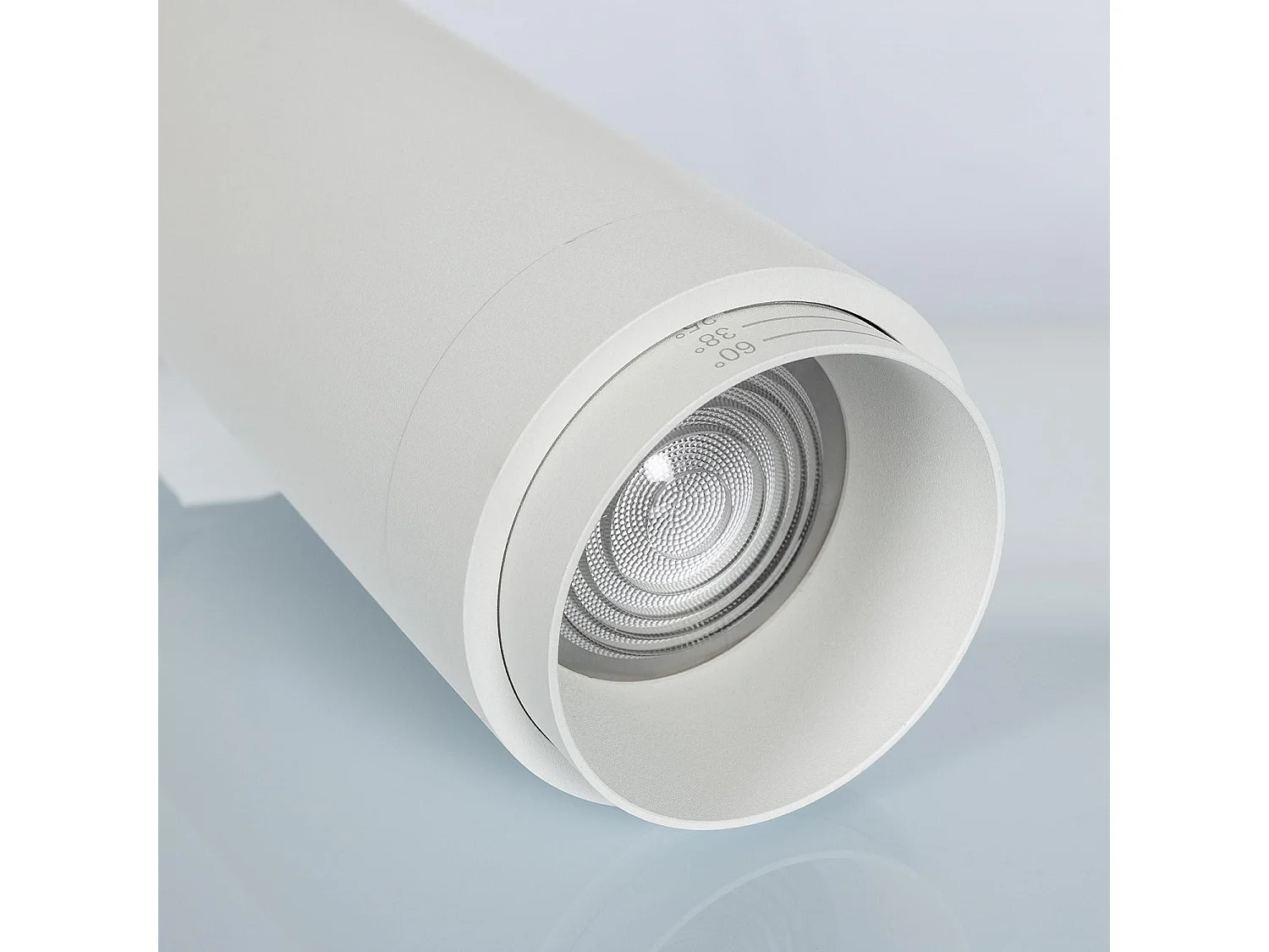 Spot LED sur Rail Triphasé 30W Dimmable Wolf Multiangle 15-60º Blanc 3000K Blanc chaud