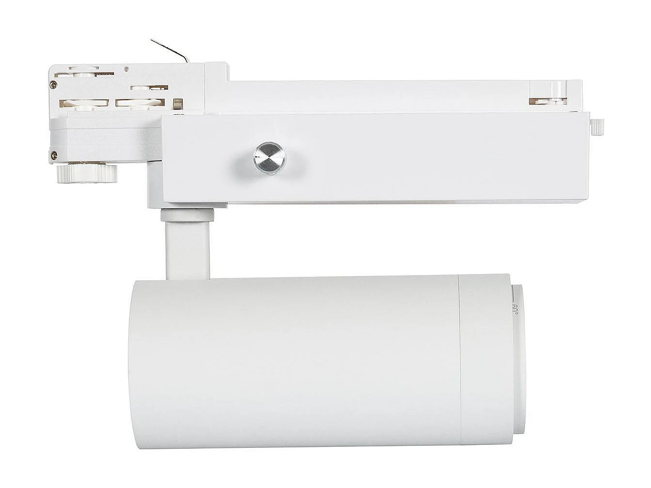 Spot LED sur Rail Triphasé 30W Dimmable Wolf Multiangle 15-60º Blanc 3000K Blanc chaud