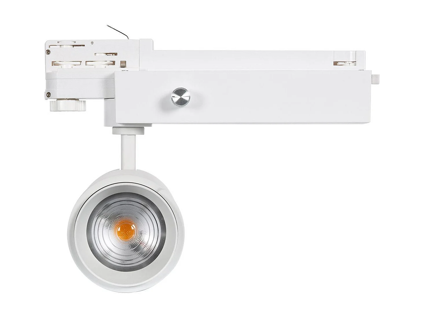 Spot LED sur Rail Triphasé 30W Dimmable Wolf Multiangle 15-60º Blanc 3000K Blanc chaud
