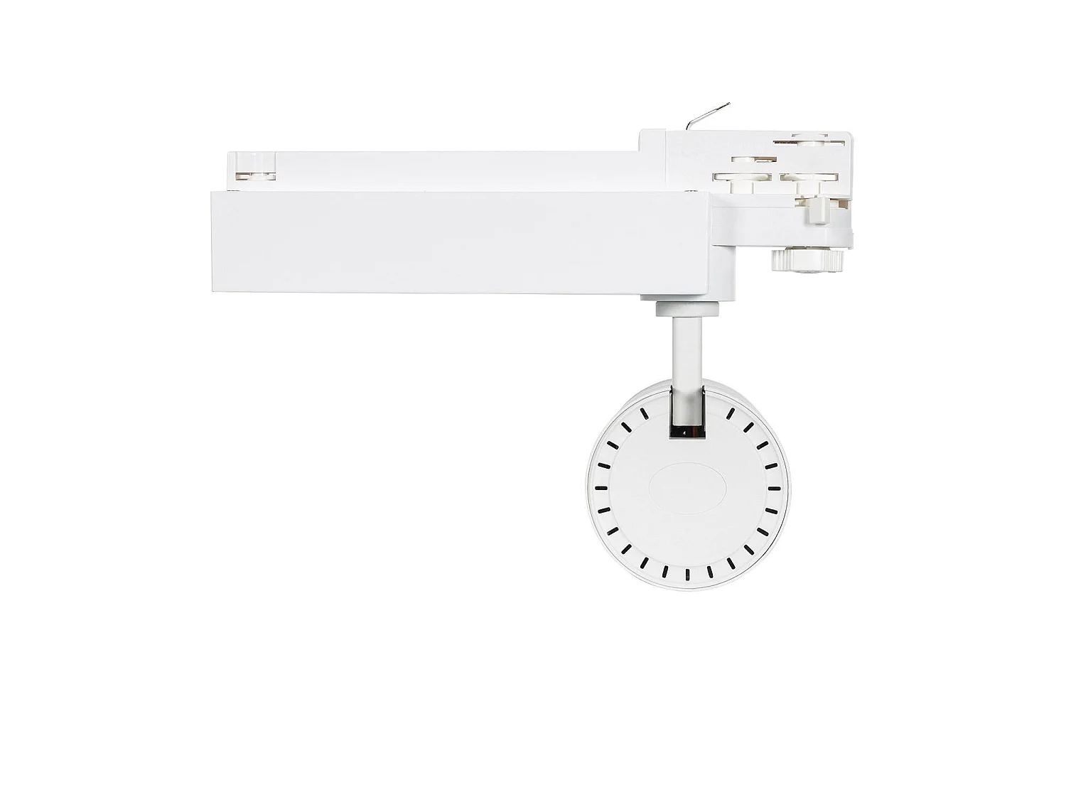 Spot LED sur Rail Triphasé 30W Dimmable Wolf Multiangle 15-60º Blanc 3000K Blanc chaud