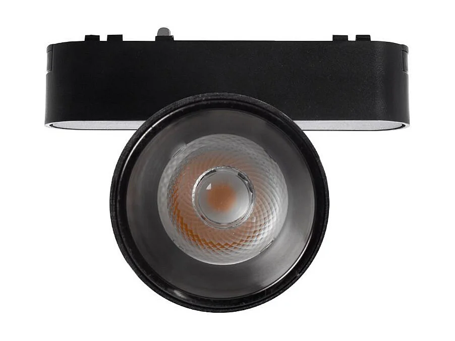 Spot LED sur Rail Magnétique 25mm Extra-Plat 12W Atenas 48V Noir 4000K Blanc neutre