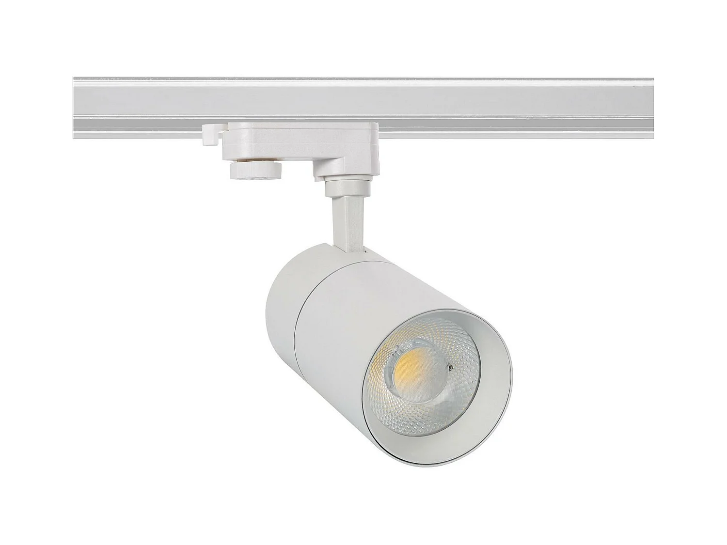 Spot LED sur Rail Triphasé 20W Mallet Dimmable Blanc  4000K Blanc neutre