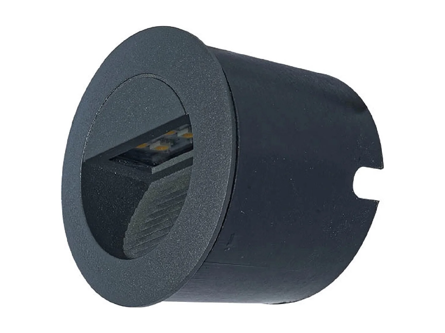 Balise Murale LED Extérieure Encastrable en Aluminium 1,2W Lyons  Gris foncé