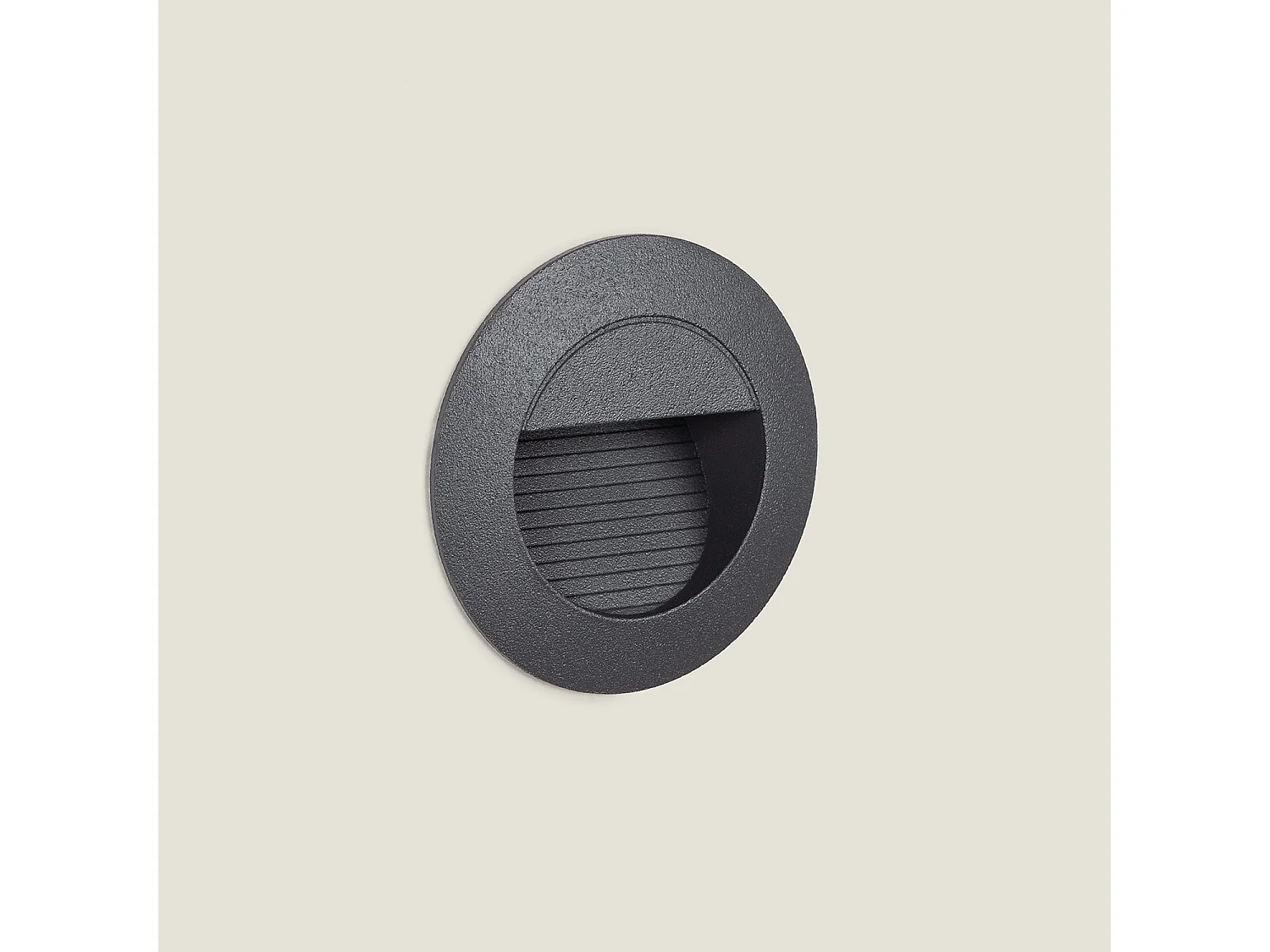 Balise Murale LED Extérieure Encastrable en Aluminium 1,2W Lyons  Gris foncé