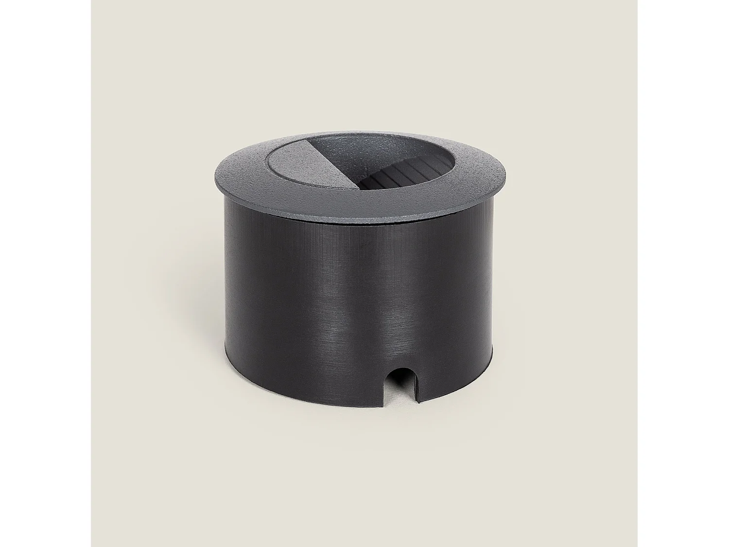 Balise Murale LED Extérieure Encastrable en Aluminium 1,2W Lyons  Gris foncé